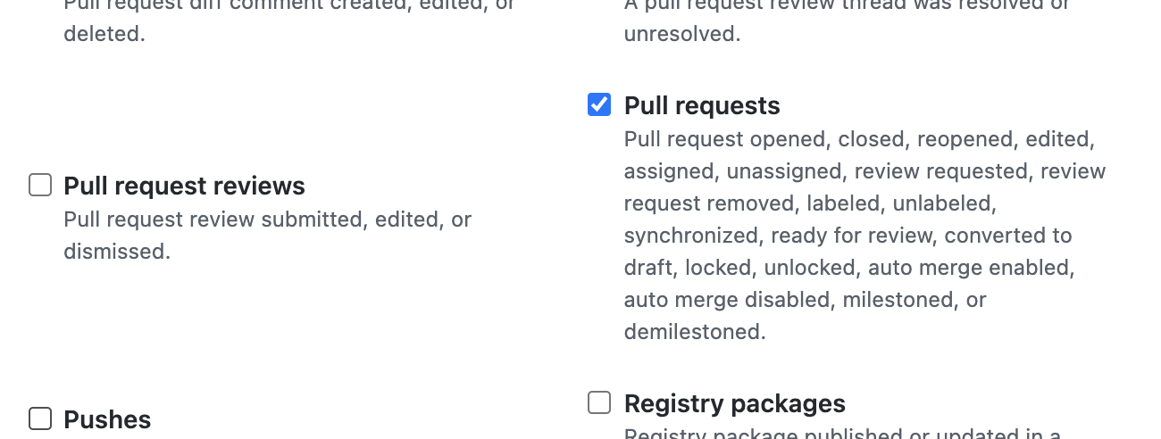 Enable pull requests